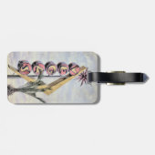 Nevada Vintag Las Vegas-Zeichen Gepäckanhänger (Rückseite horizontal)