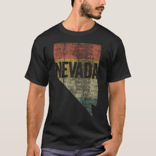 Nevada Vintage Retro Sonnenuntergang abgenutzt Kar T-Shirt