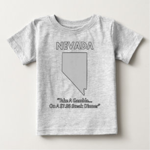 Nevada - Wetten Sie... auf ein $7.95 Steak Dinner Baby T-shirt