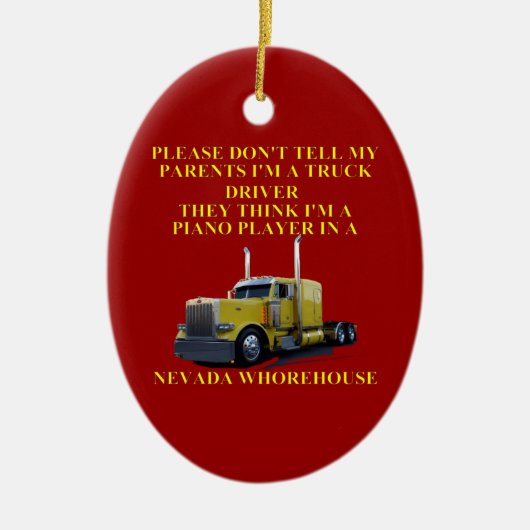 Nevada Whorehouse Keramik Ornament (Vorne)