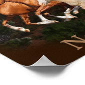Nevada Wild Horses Poster (Ecke)