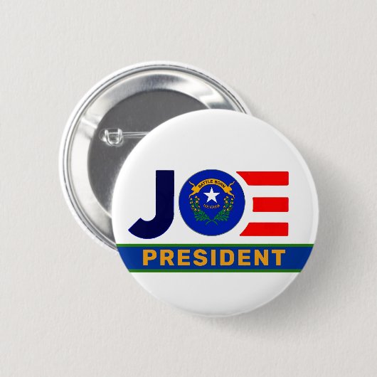 Nevada will Joe 2020 Button (Vorne & Hinten)