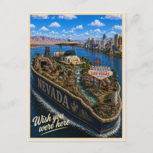 Nevada Wish You Were Here State Serie Postkarte