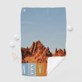 Nevada Wüste Golfhandtuch (Insitu)