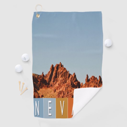 Nevada Wüste Golfhandtuch (Insitu)