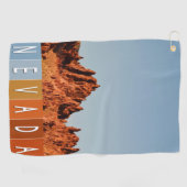 Nevada Wüste Golfhandtuch (Horizontal)