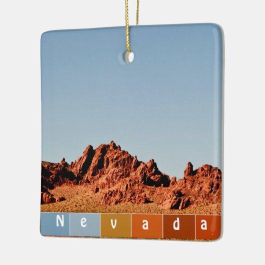 Nevada Wüste Keramikornament (Links)