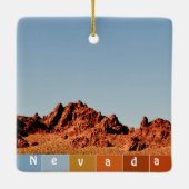 Nevada Wüste Keramikornament (Rückseite)