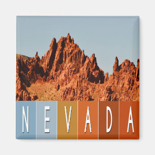 Nevada Wüste Magnet
