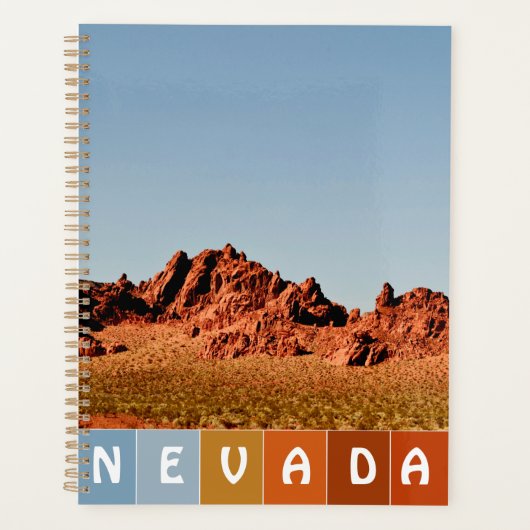 Nevada Wüste Planer (Vorderseite)