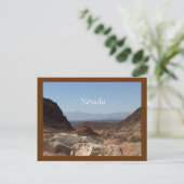 Nevada Wüste Postkarte (Stehend Vorderseite)