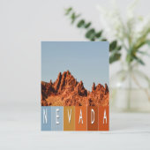 Nevada Wüste Postkarte (Stehend Vorderseite)