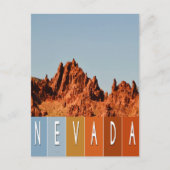 Nevada Wüste Postkarte (Vorderseite)