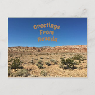 Nevada Wüste Postkarte