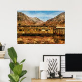 Nevada - Wüstenbahn Poster (Heimbüro)