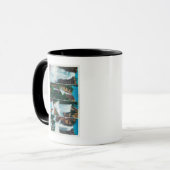 Nevada, Yosemite, Vernal und Bridal Veil Falls Tasse (Vorderseite Links)
