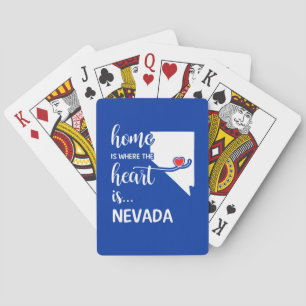 Nevada Zuhause ist das Herz Spielkarten