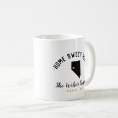 Nevada Zuhause Sweet Zuhause Family Monogram Tasse (VorderseiteRechts)