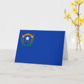 Nevadan Flag, Flag of Nevada Karte (Gelbe Blume)