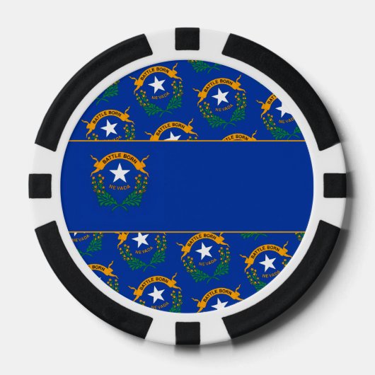 Nevadan Flag, Flag of Nevada Pokerchips (Vorderseite)