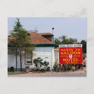 "Nevadas Gemeiner Barkeeper." Goldfield Nevada Postkarte