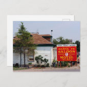 "Nevadas Gemeiner Barkeeper." Goldfield Nevada Postkarte (Vorne/Hinten)