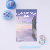 Nevados de Chillan, Chile Snowboarder Poster. Flyer (Einzeln)