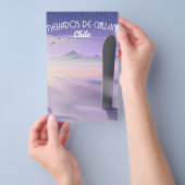 Nevados de Chillan, Chile Snowboarder Poster. Flyer (Handgriff)