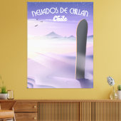 Nevados de Chillan, Chile Snowboarder Poster. Leinwanddruck (Insitu (Wohnzimmer))
