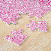 Nevaea Niedlich Pink Custom Girly Name Puzzle (Seite)