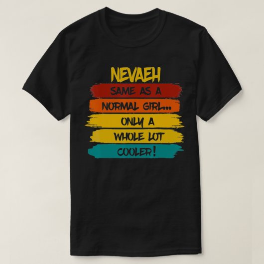 Nevaeh Definition Personalisiert Name Funny Birthd T-Shirt (Design vorne)