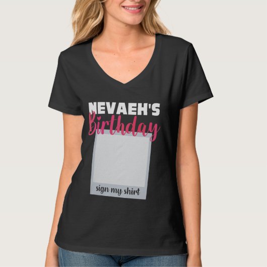 NEVAEH ITu2019S MEIN GEBURTSTAG MEIN SHIRT Adorabl (Vorderseite)