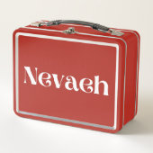 Nevaeh Metall Brotdose (Vorderseite)