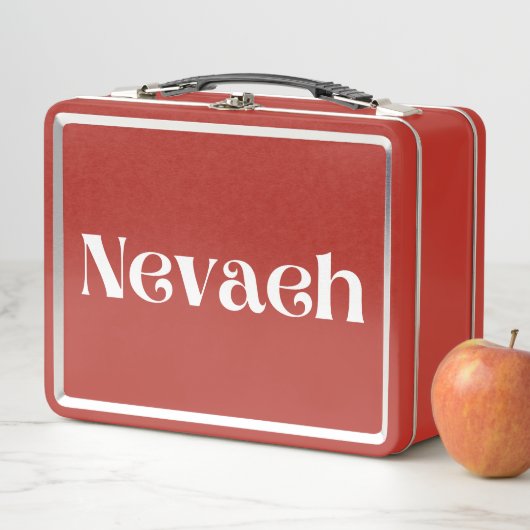 Nevaeh Metall Brotdose (Beispiel)