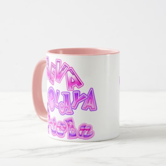 Nevaplayatext Tasse (Vorderseite Links)