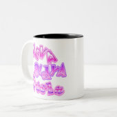 Nevaplayatext Zweifarbige Tasse (Vorderseite Links)