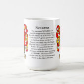 Nevarez, der Ursprung, die Bedeutung und das Kaffeetasse (Mittel)