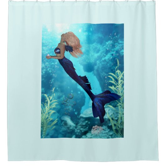 Neve Mermaid Duschvorhang (Vorderseite)