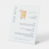NEVE Wedding Bar Menu, Signature Drink Sockelschild (Vorderseite)