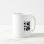 Neveffestimate a Geek Kaffeetasse (VorderseiteRechts)