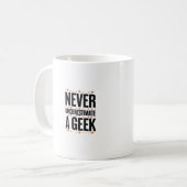 Neveffestimate a Geek Kaffeetasse (Vorderseite Links)
