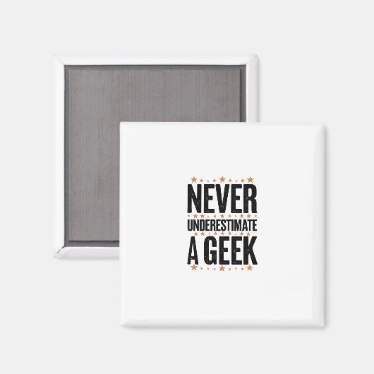 Neveffestimate a Geek Magnet (Vorderseite/Rückseite)