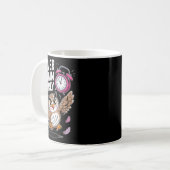 Never Again Early Owl - Funny Anti-morning Alarm C Kaffeetasse (Vorderseite Links)