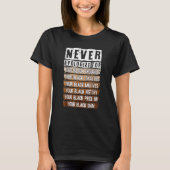 Never Apologize Black History Month BLM Melanin Pr T-Shirt (Vorderseite)