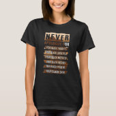 Never Apologize Black History Month BLM Melanin Pr T-Shirt (Vorderseite)