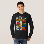 Never Apologize For Your Blackness Black History M T-Shirt (Vorne ganz)