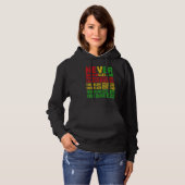 Never Apologize Your Black History Month African A Hoodie (Vorne ganz)