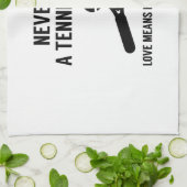 Never Date Handtuch (Gefaltet)