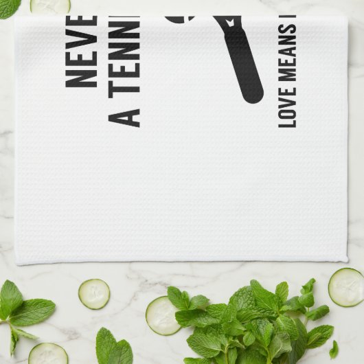 Never Date Handtuch (Gefaltet)