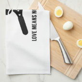 Never Date Handtuch (Viertel Falte)